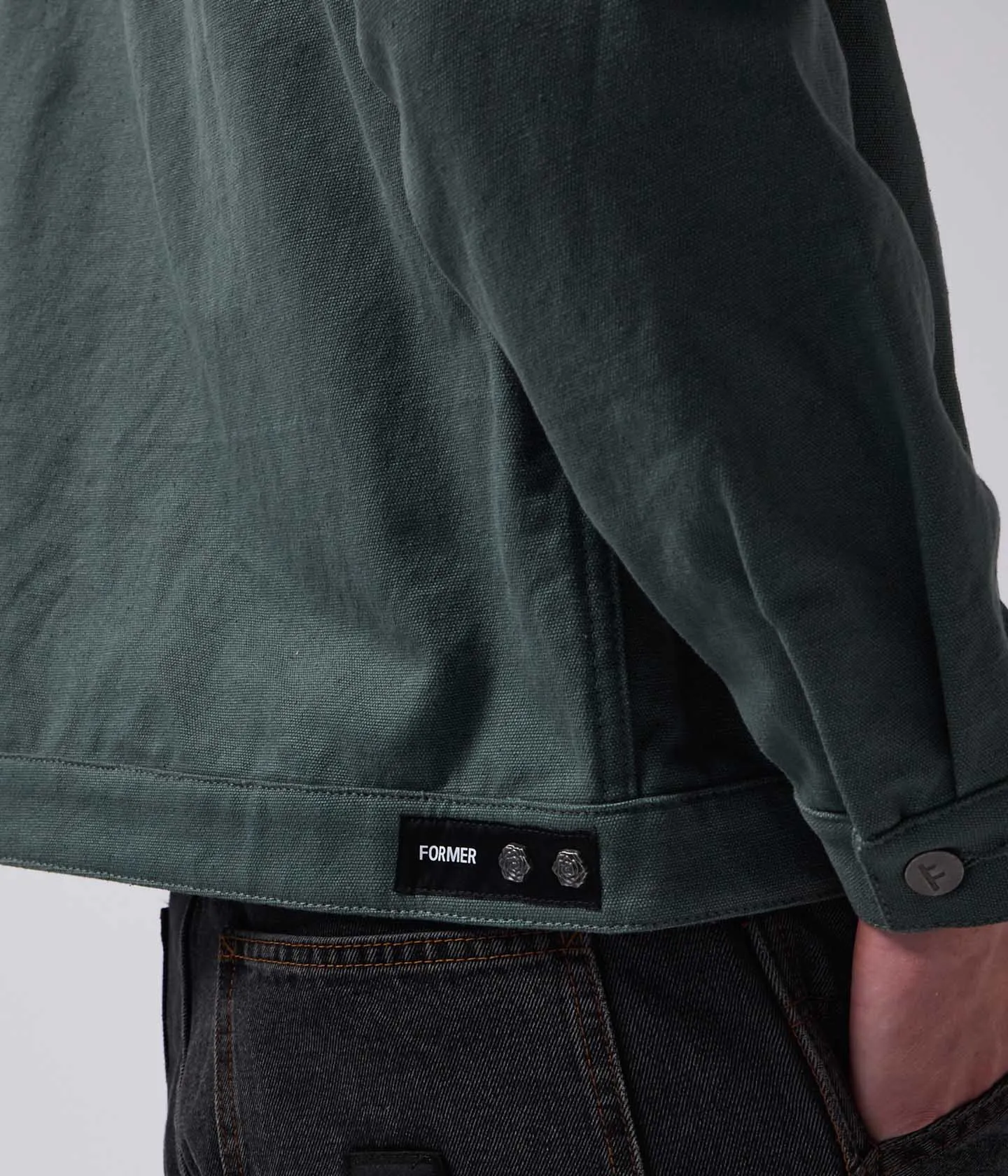 ANDERSON CAGE JACKET // WASHED GREEN