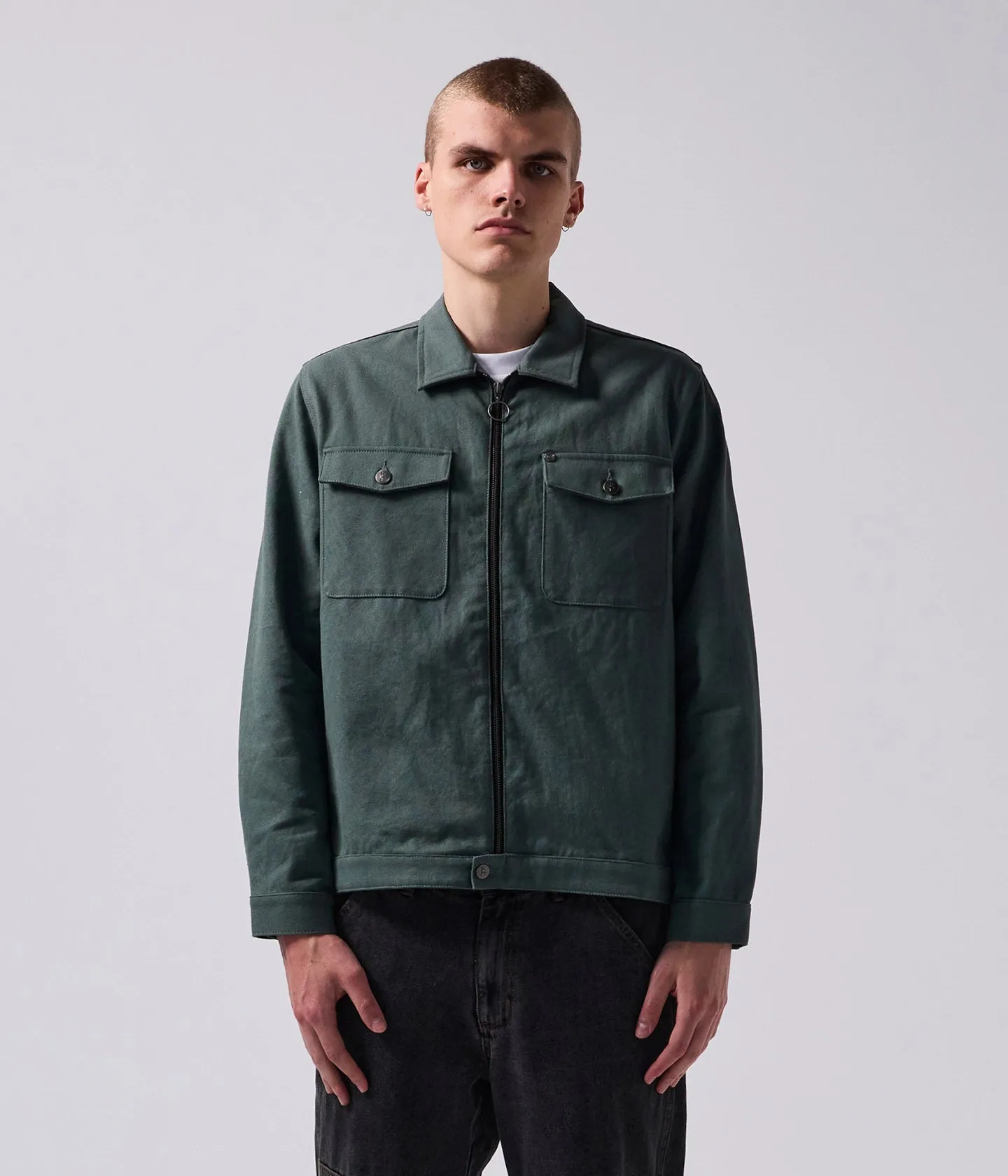 ANDERSON CAGE JACKET // WASHED GREEN