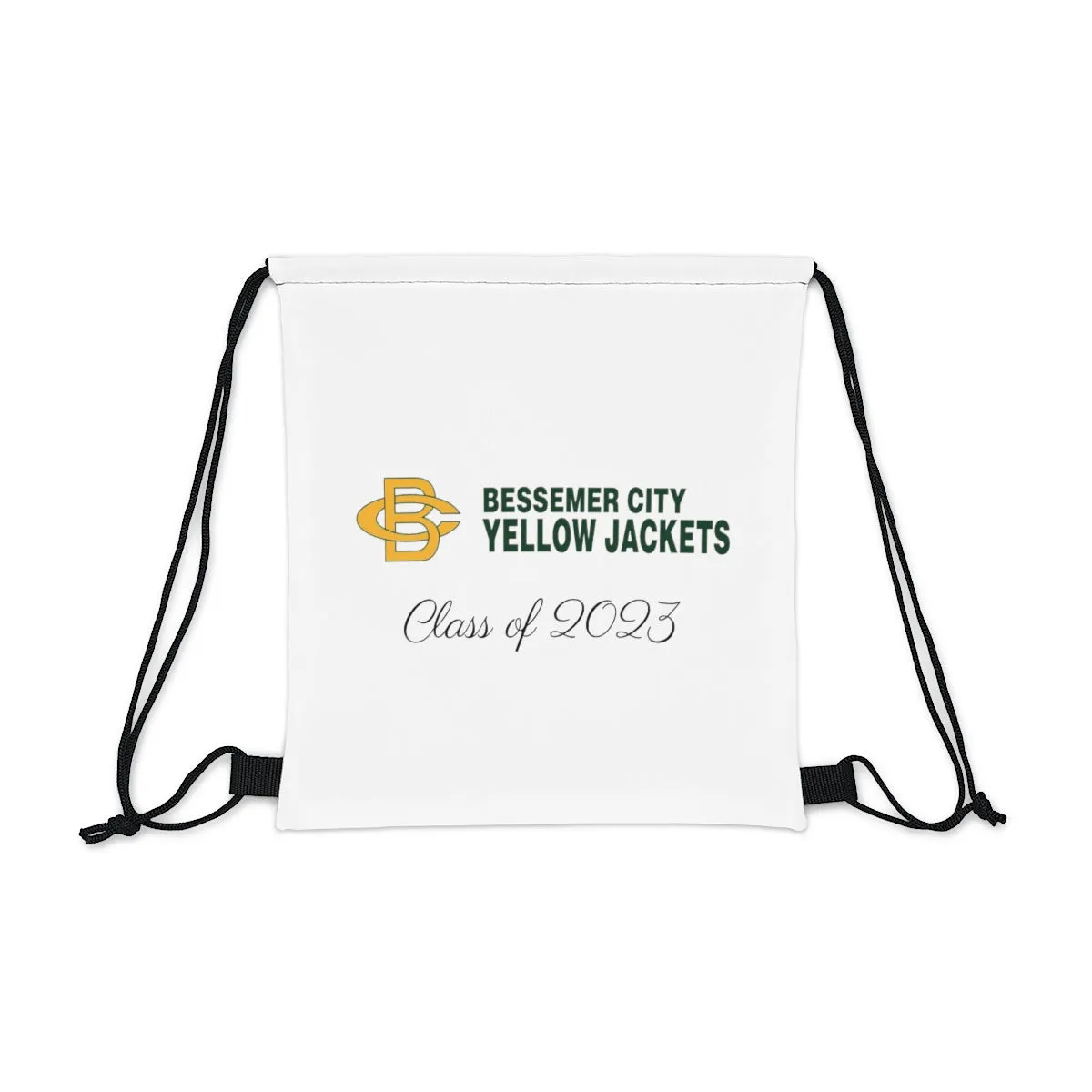 Bessemer City Yellow Jackets Class of 2023 Outdoor Drawstring Bag