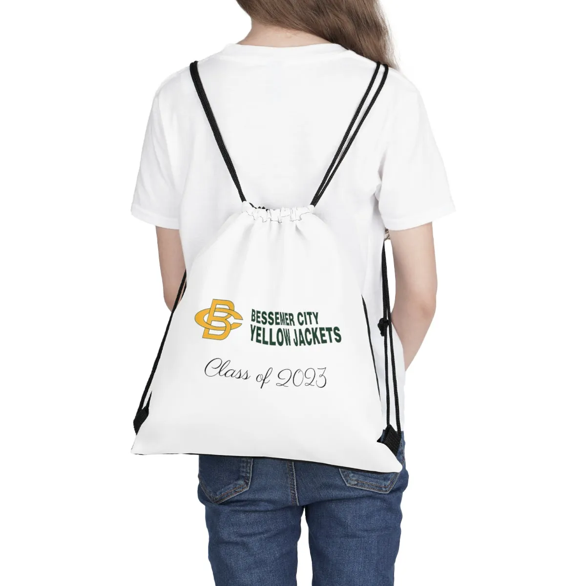 Bessemer City Yellow Jackets Class of 2023 Outdoor Drawstring Bag