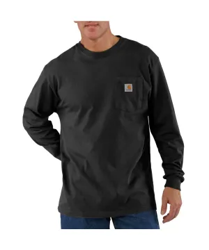 Carhartt K126 Long Sleeve Workwear T-Shirt - Black