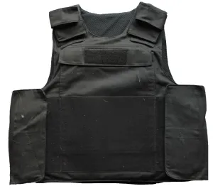 CPE Black Tactical Body Armour Stab & Bullet Proof CA02A