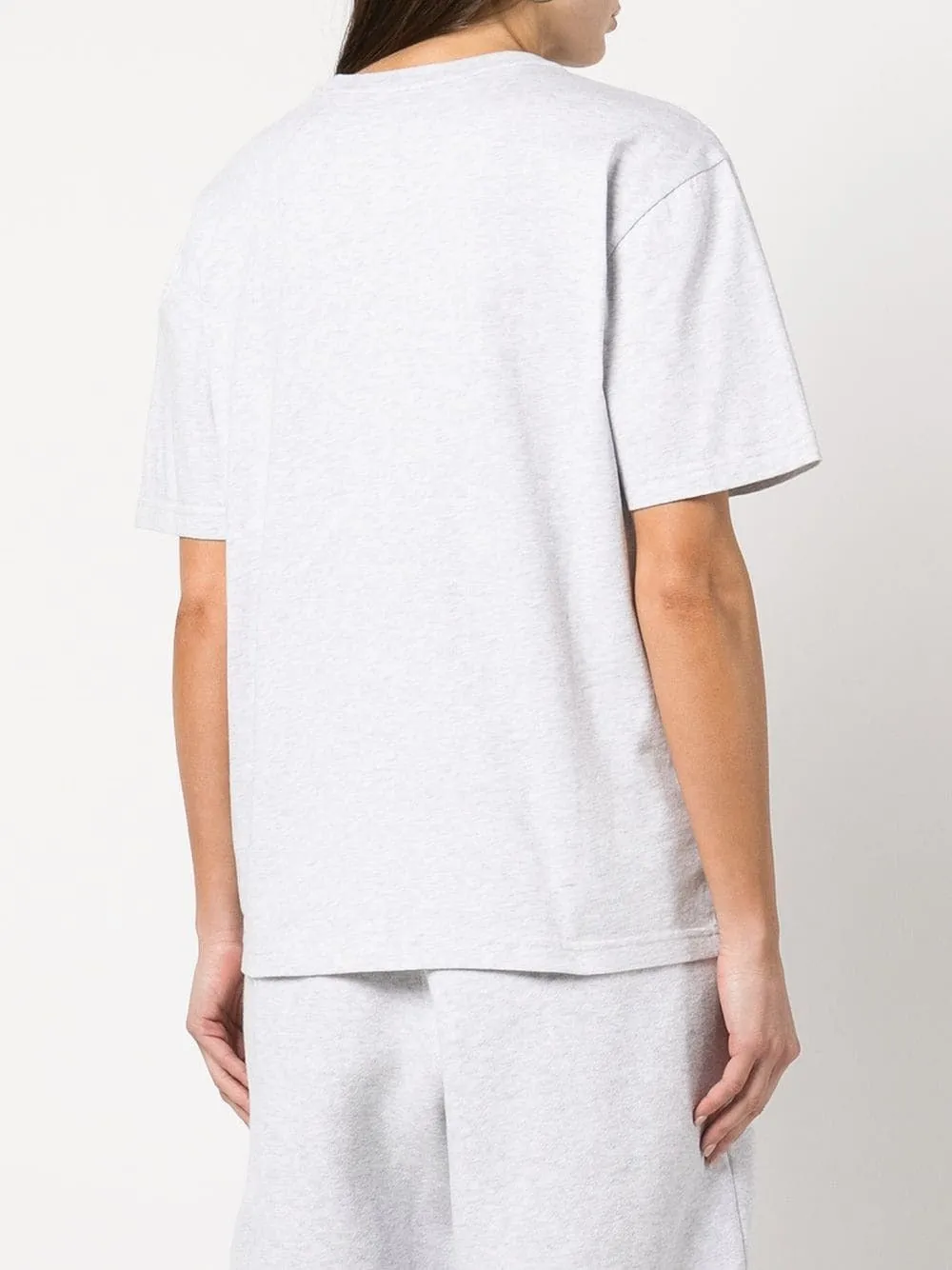 ESSENTIAL JSY S/S TEE W/ PUFF LOGO& BOUND NECK