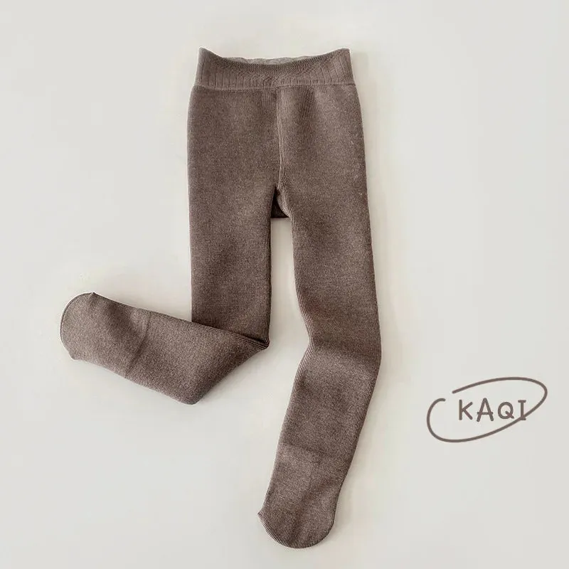 Fur-Lined Kids Leggings