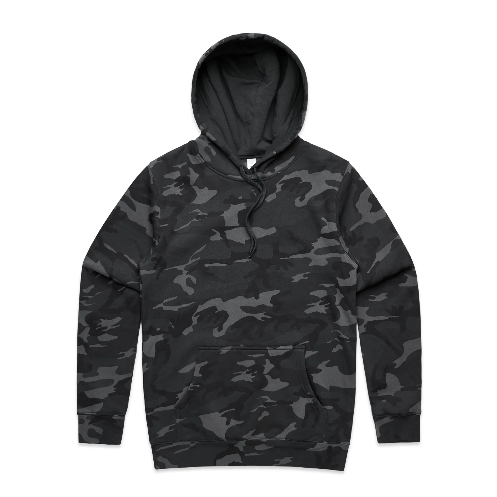 Heavyweight Camo Hoodie - Black Camo