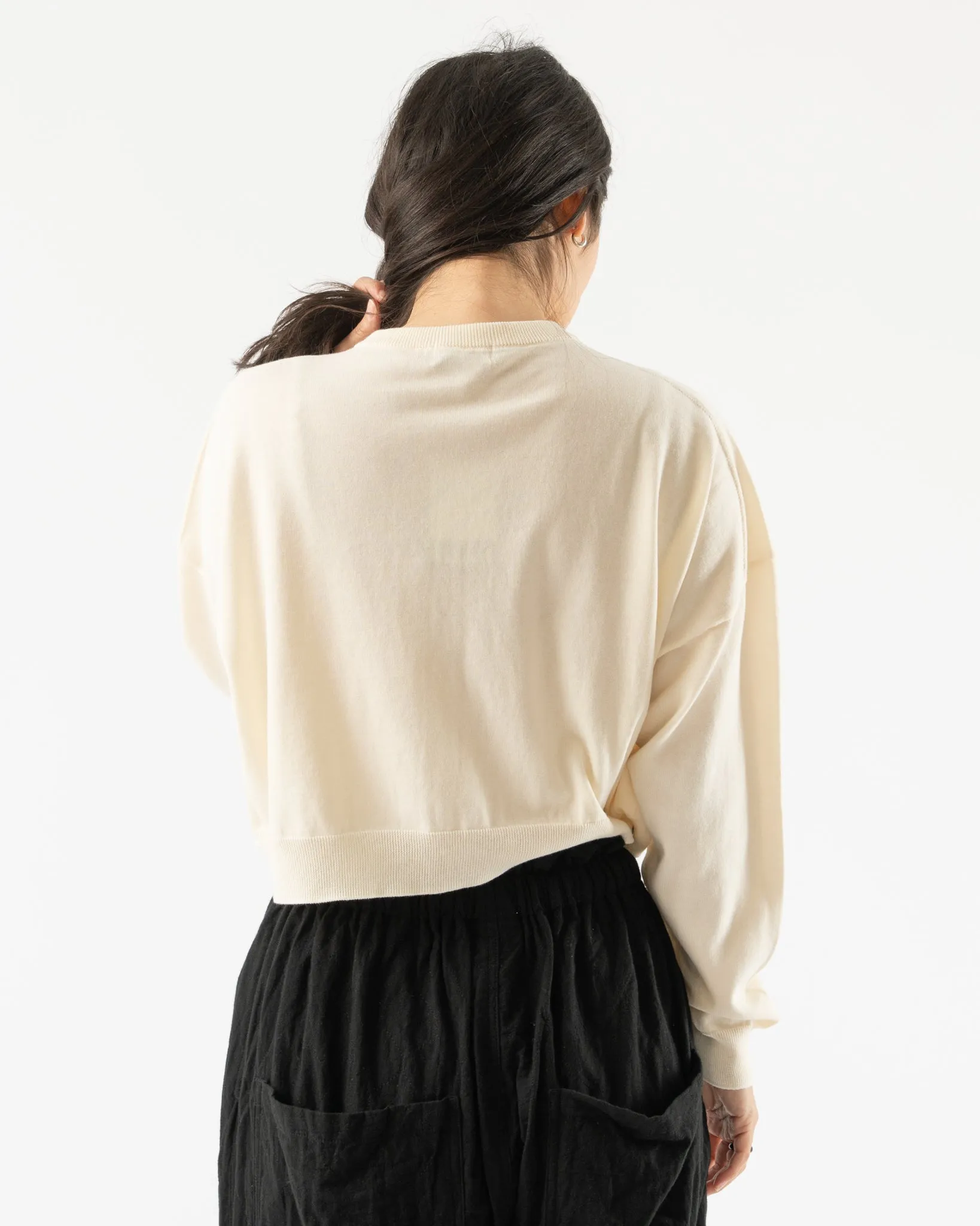 Ichi Antiquités WHOLEGARMENT Cardigan in Ivory