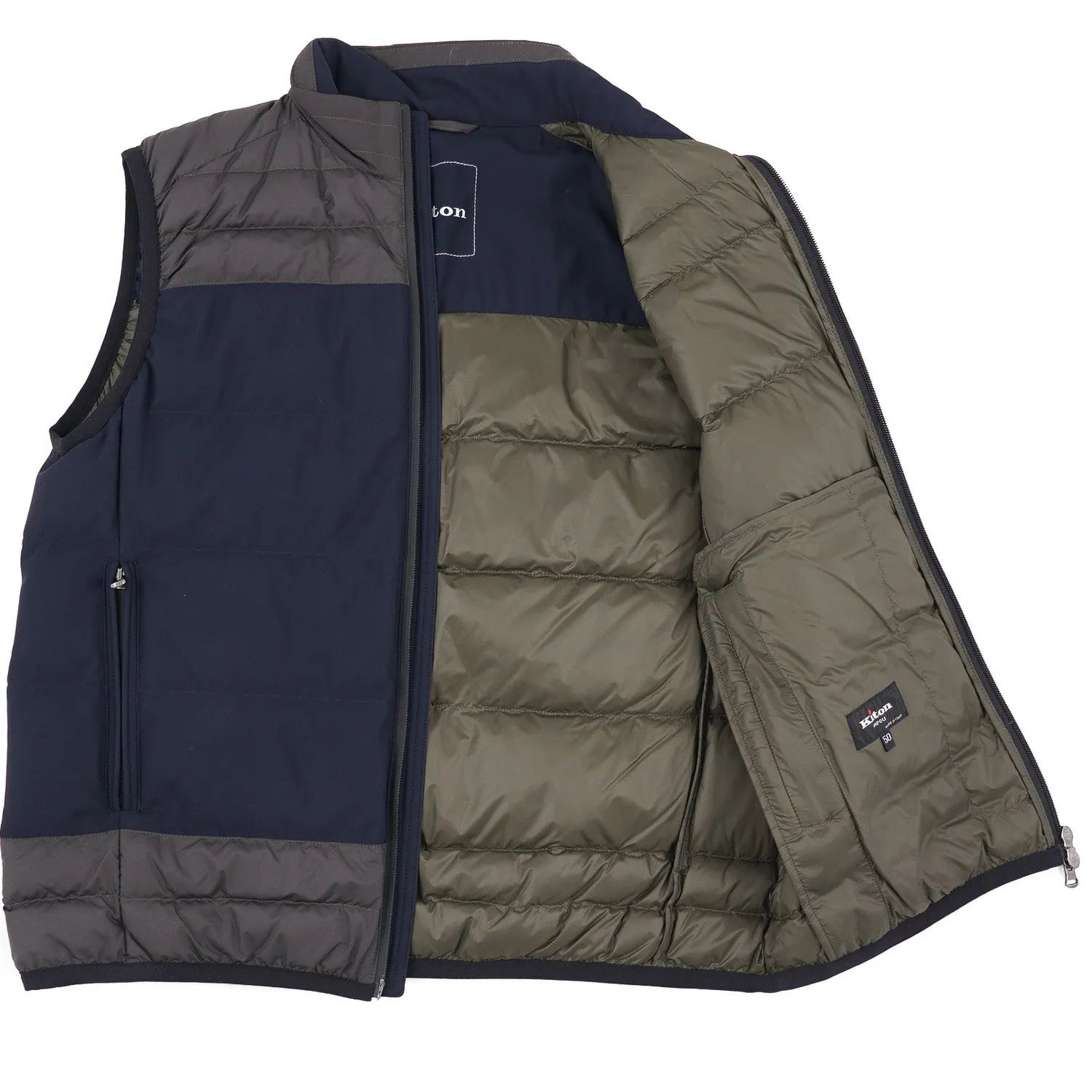 Kiton Quilted Down-Filled Puffer Vest