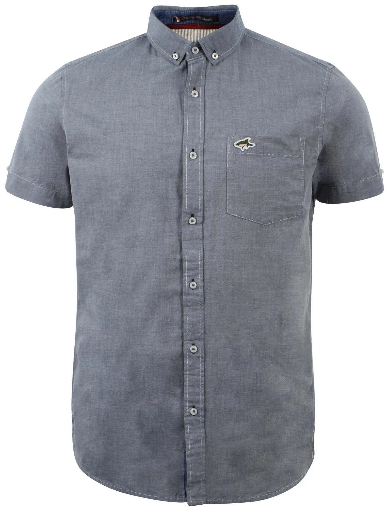 Le Shark Brayford blue cotton shirt