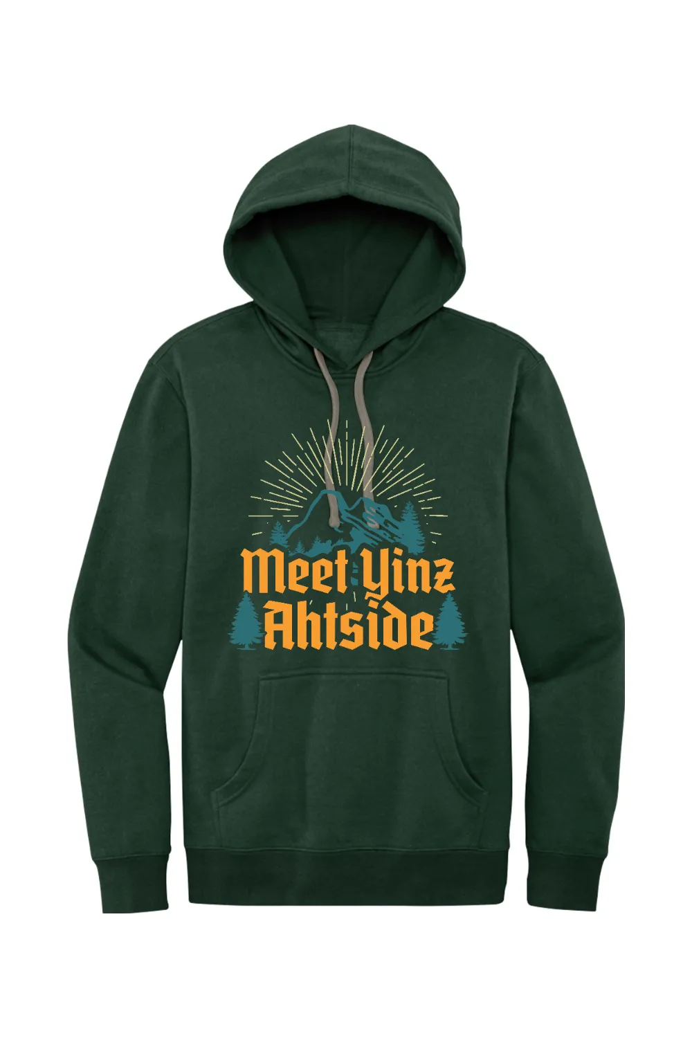 Meet Yinz Ahtside - Fleece Hoodie