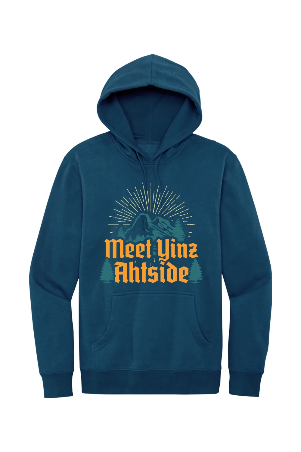 Meet Yinz Ahtside - Fleece Hoodie