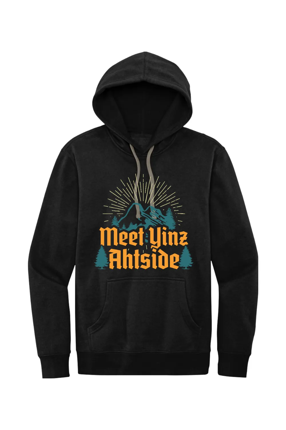 Meet Yinz Ahtside - Fleece Hoodie