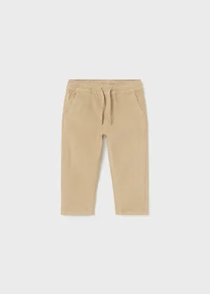 Micro-Cord Lined Pants, Almond, 2537