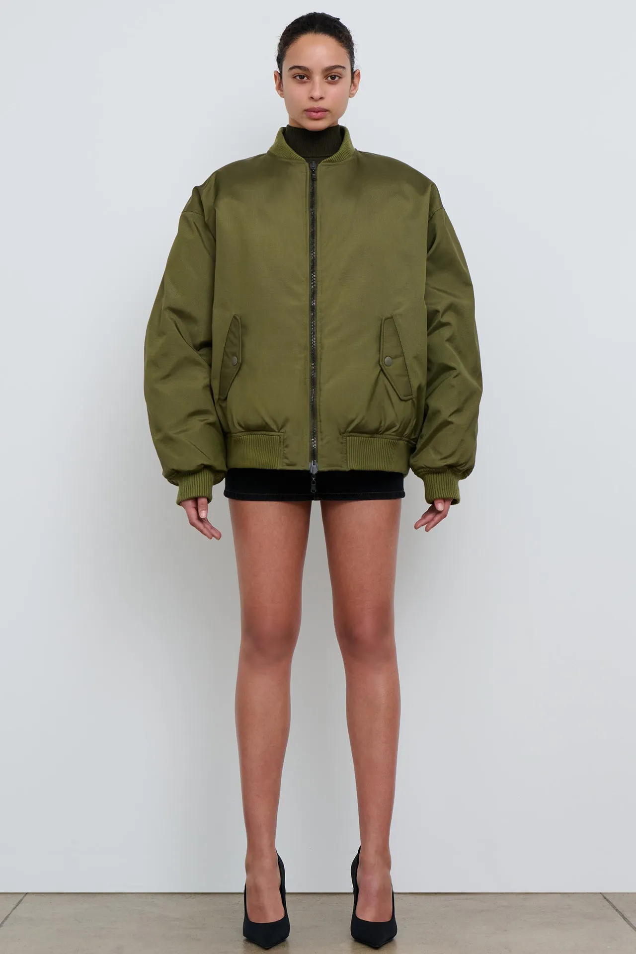 Military Reversible Bomber Jacket