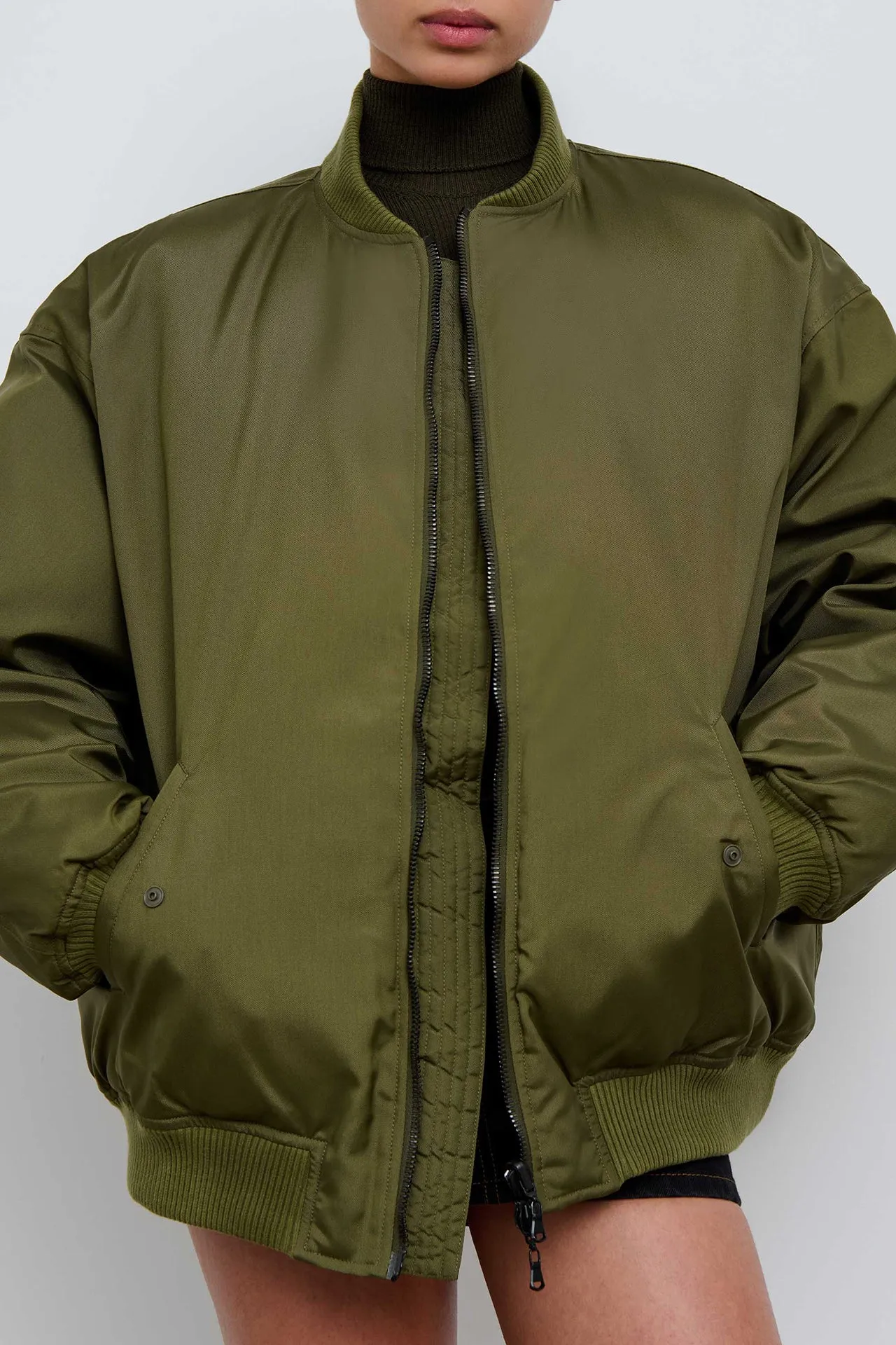 Military Reversible Bomber Jacket