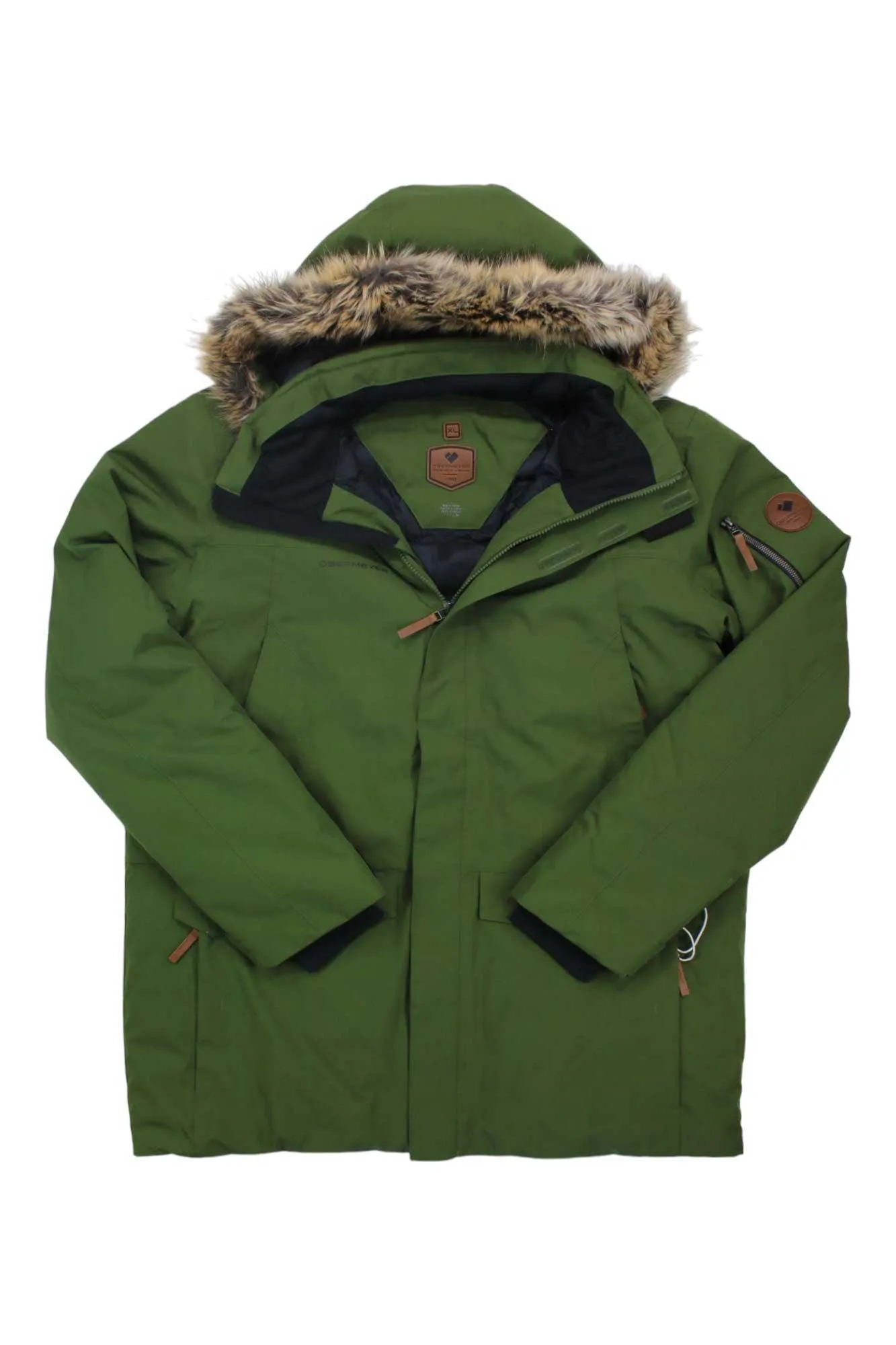 Obermeyer Men's Ridgeline Jacket with Faux Fur