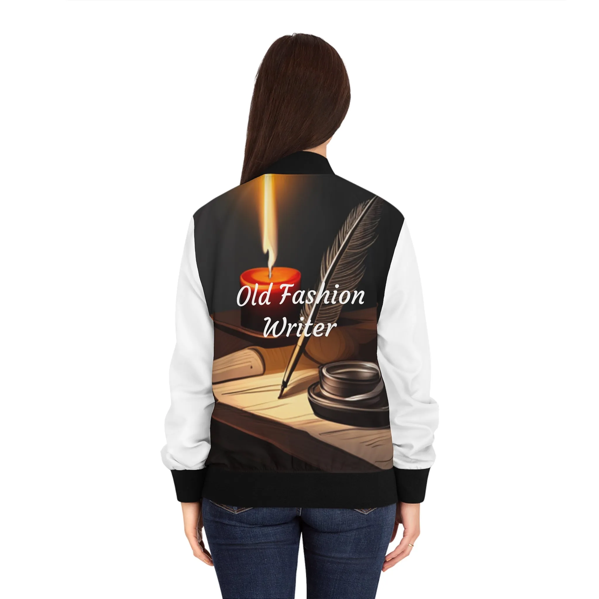 Old Fashion Writer - Women's Bomber Jacket