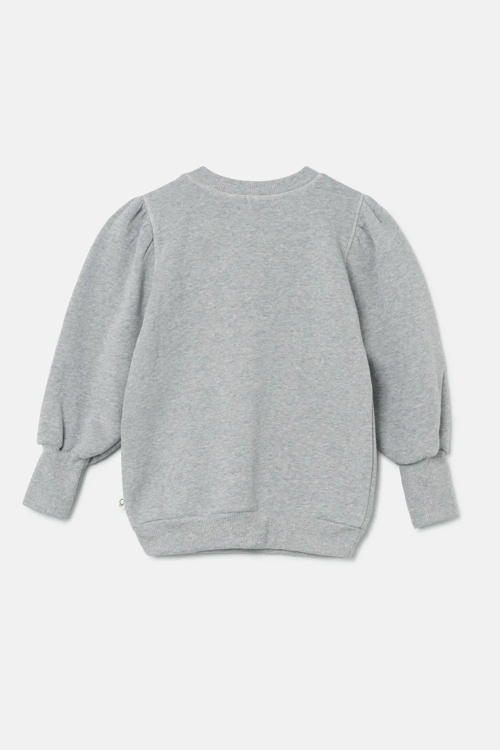 Organic puff sweatshirt