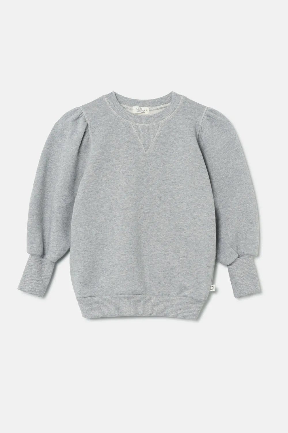 Organic puff sweatshirt