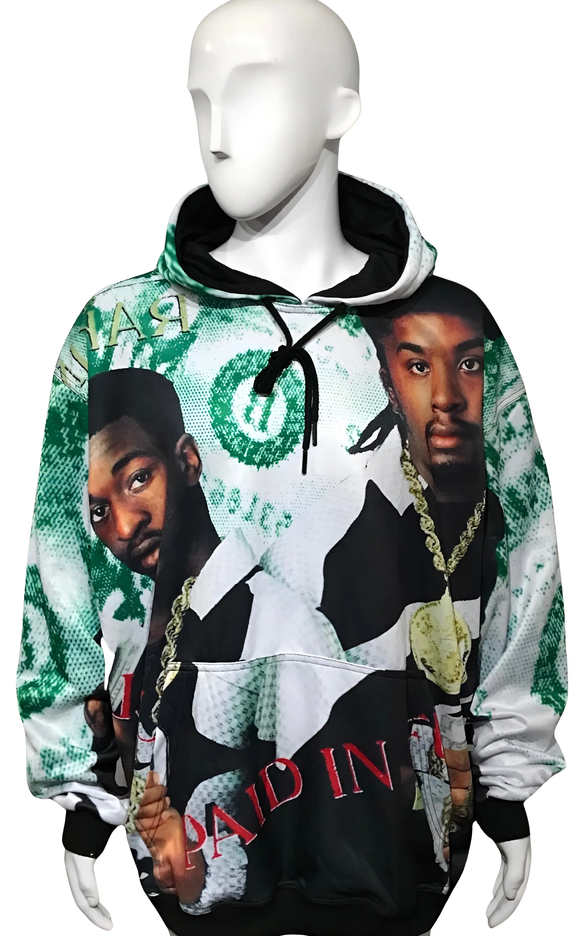 ^PAID IN FULL^ 1987 ALBUM COVER PULLOVER HOODIE (FLEECE LINED)