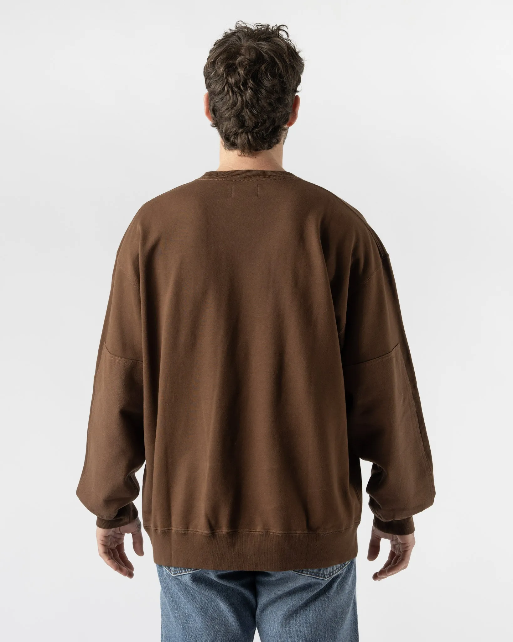 Pilgrim Surf   Supply Jaar Reinforced Crew in Dark Brown