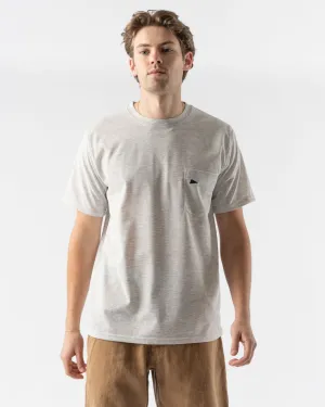 Pilgrim Surf   Supply Quicky Dry Tee in Oatmeal/Navy