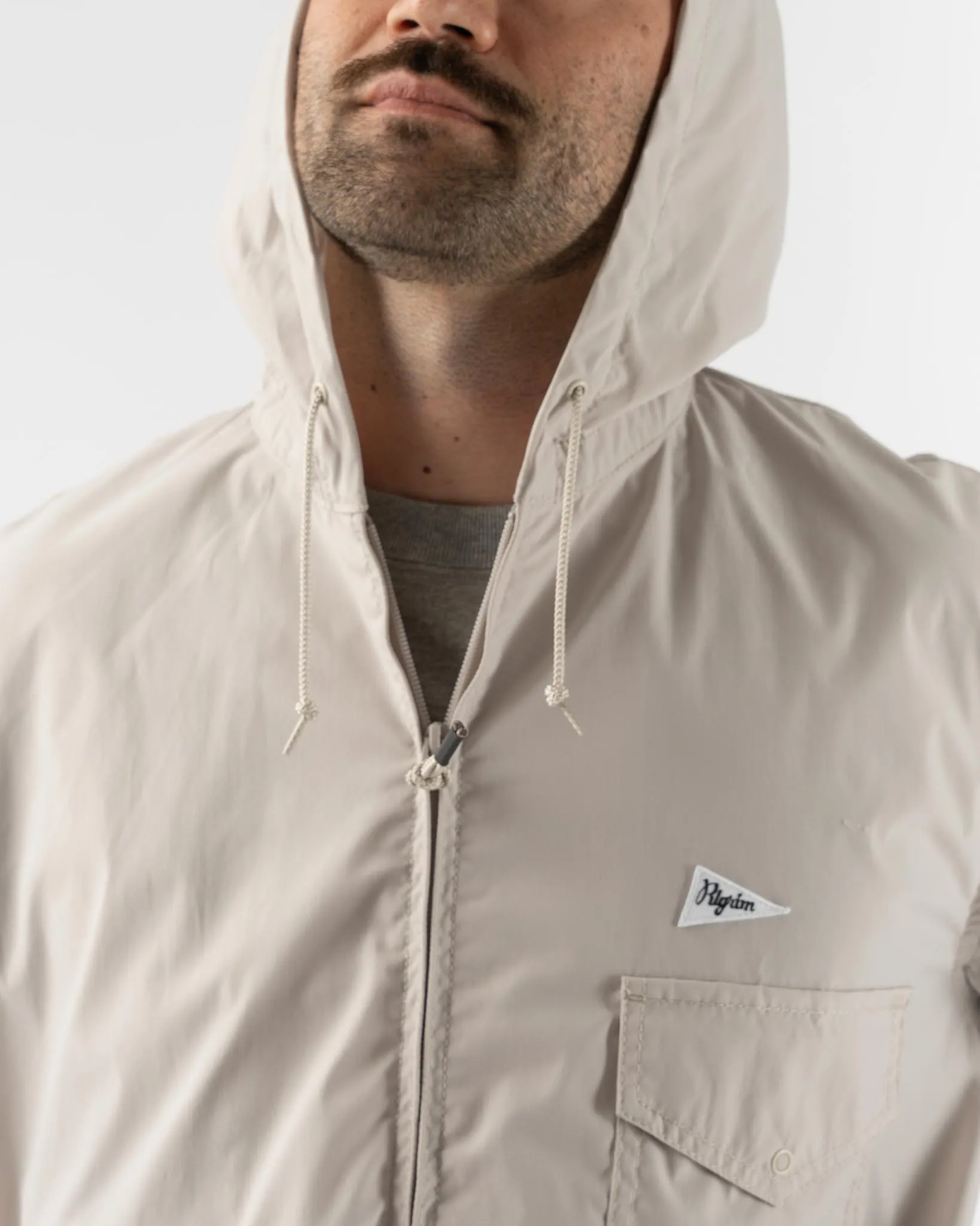 Pilgrim Surf   Supply Russel Zip Parka in Cloud