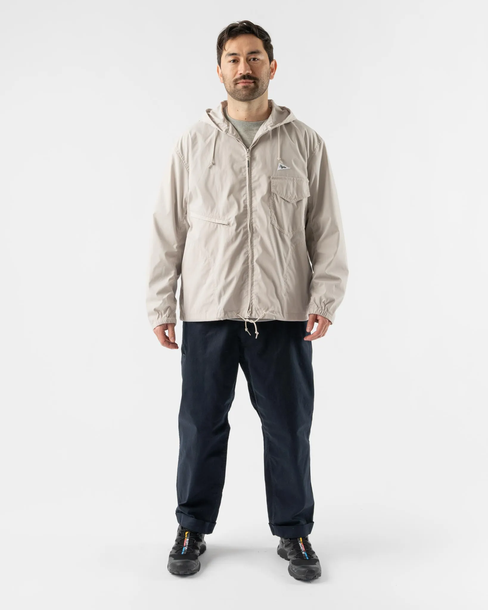 Pilgrim Surf   Supply Russel Zip Parka in Cloud