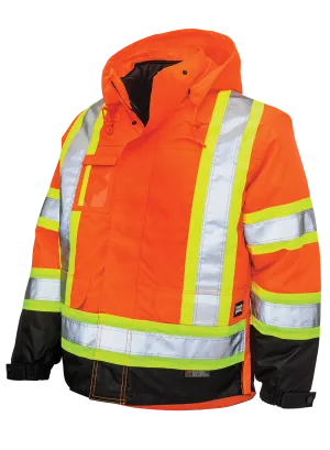 Poly Oxford 5-in-1 Safety Jacket by Tough Duck - Style S426