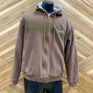 Prana- Men's fleece lined zip hoodie- MSRP $95 : Brown -men-MD