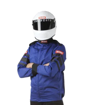 RaceQuip Multi Layer Fire Suit Jacket - Blue - Large - 121025