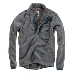 Relwen Wool Shag Pullover  Grey Heather