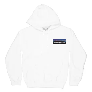 Sleeping Lady White Hoodie