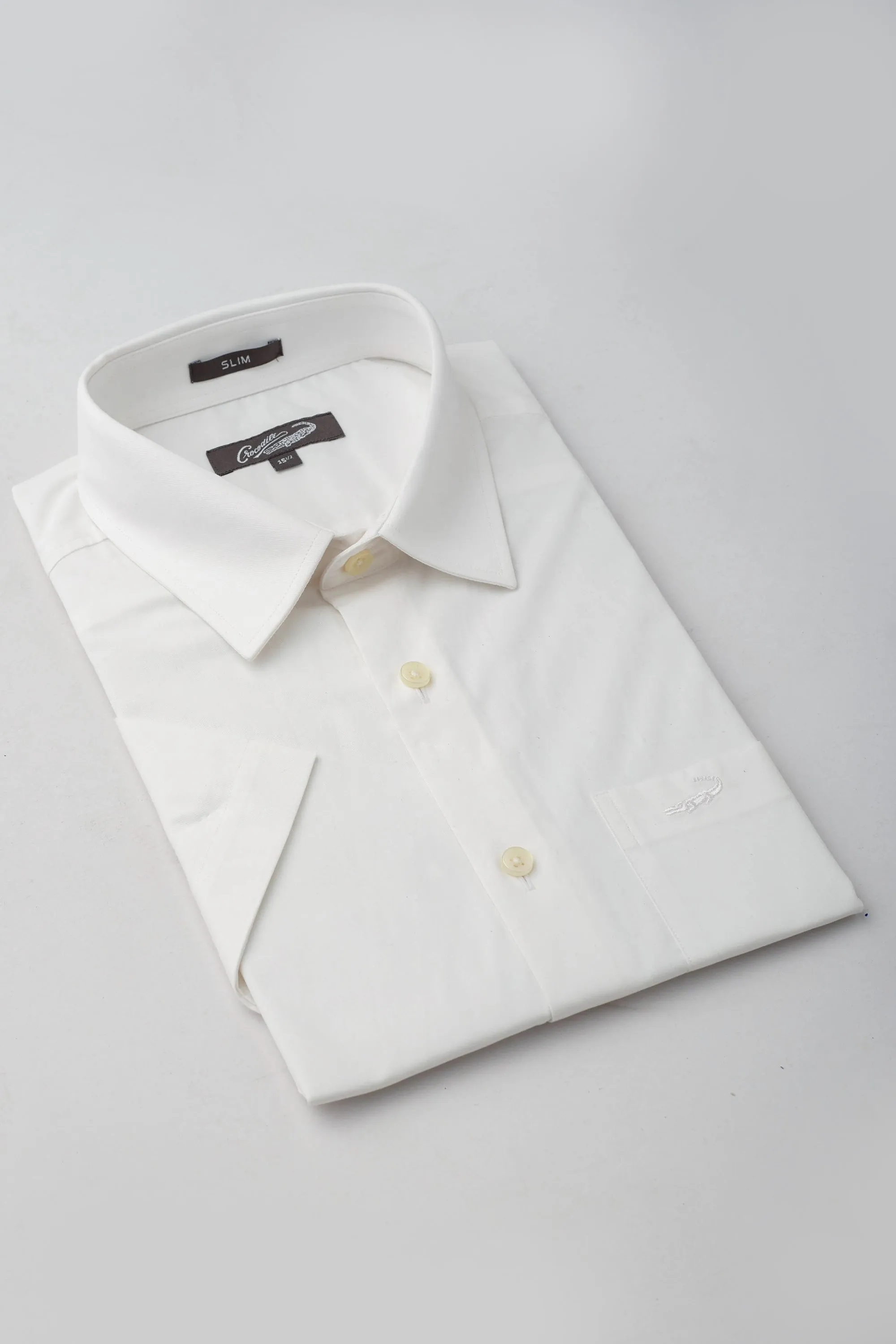 Slim Fit-Casual Shirts-Cloud Dancer