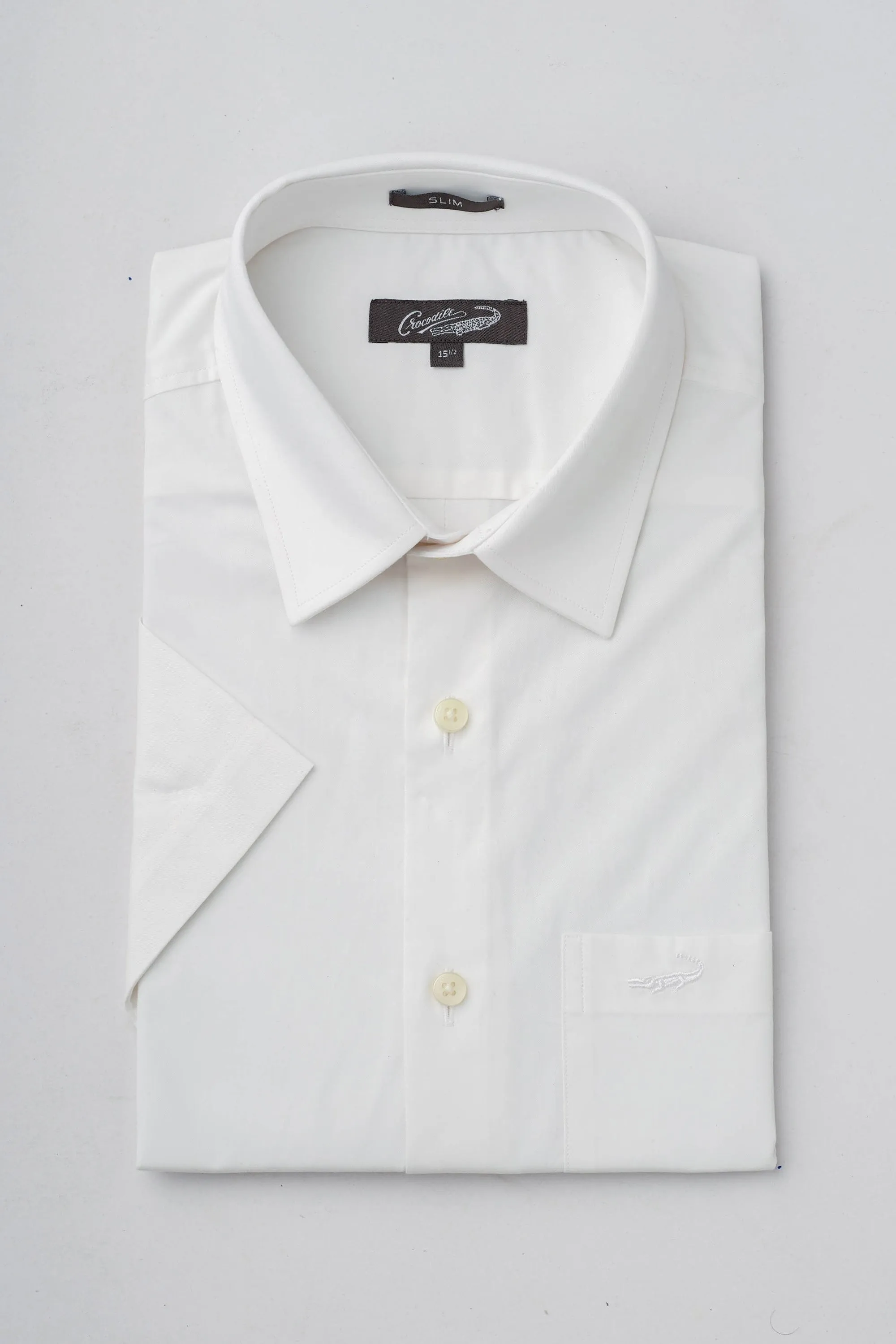 Slim Fit-Casual Shirts-Cloud Dancer